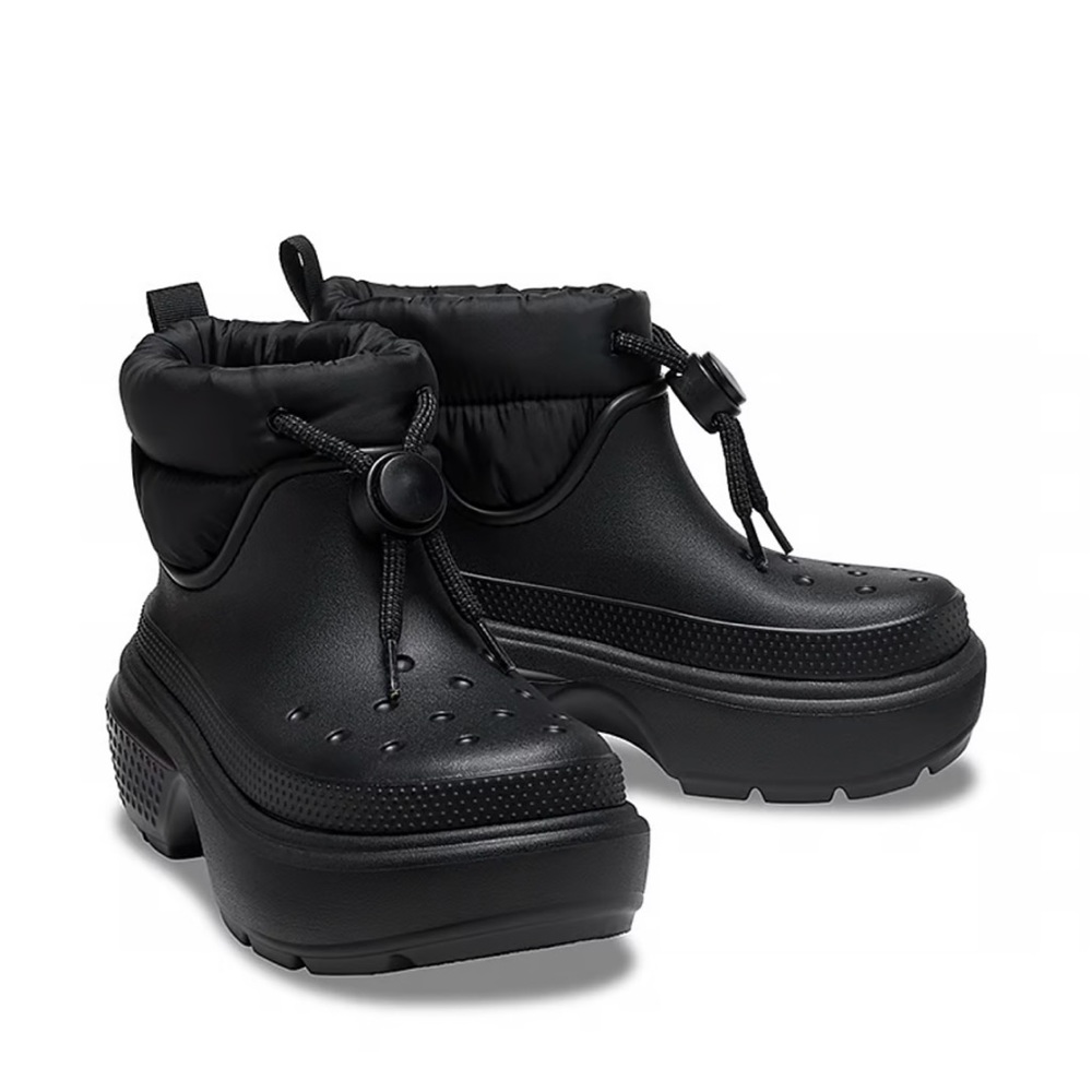 Crocs - STOMP PUFF BOOT - Black - Size 8
